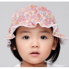 Chapeau de pêche infantile imprimé floral à la mode